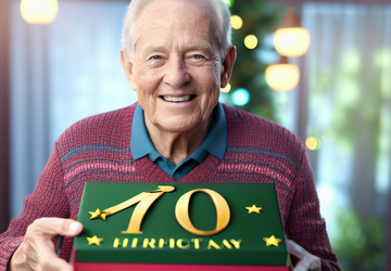 How to make a gift for 70th birthday