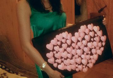 Картина из сердец