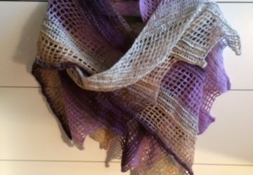 Шаль из серии "ящерицы"  "Томас"