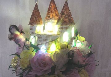 Светильник топиарий для детской "Царство фей"