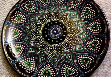 Декоративная тарелка "Весенний праздник"