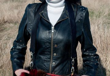 СУМКА-МУФТА ИЗ НАТУРАЛЬНОГО МЕХА И КОЖИ