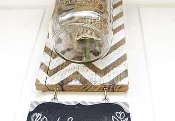 Оригинальная подвесная ваза своими руками из стеклянной банки.