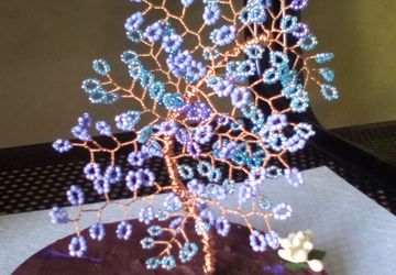 Дерево из бисера, подарок