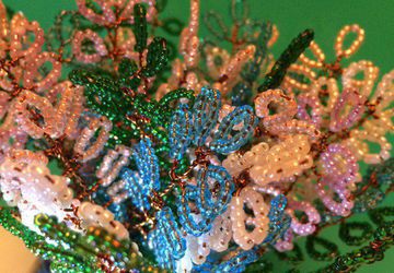 Вереск из бисера