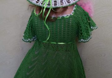 Платье и шляпка с ромашками ,нарядное для девочки !