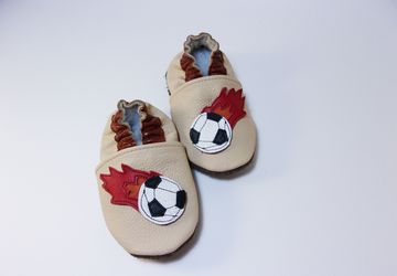 Кожаные тапочки - чешки