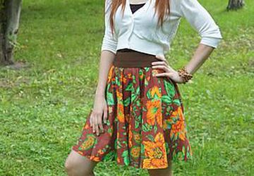 Мастер-класс: Шьем пышную юбку-солнце