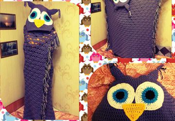 Плед Совушка