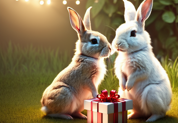 How to make a gift for rabbit