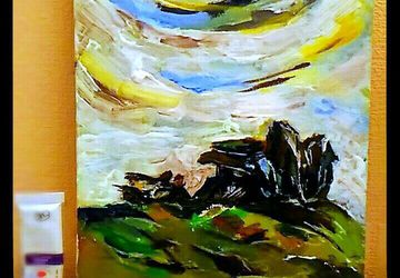 Небо,камни и земля