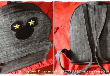 Джинсовый рюкзак