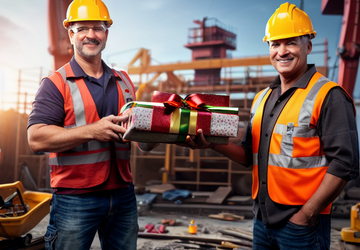 How to make a gift for construction worker