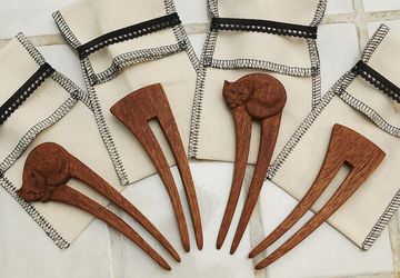 Деревянная заколка своими руками