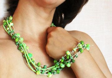 Летние украшения или что делать с остатками полимерной глины