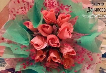 букет из конфет