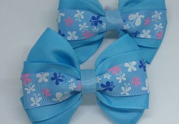 Бантики из репсовых лент