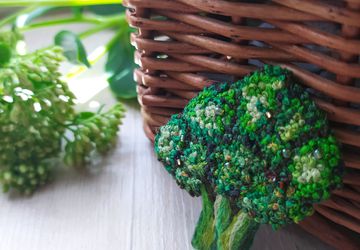 Брошь Брокколи