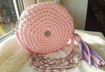 Круглая сумка сакура