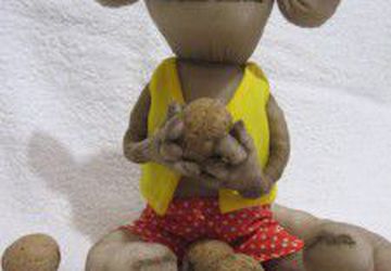 Обезьяна из капроновых колготок своими руками