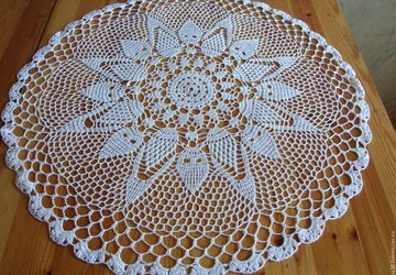Мини-скатерть вязаная 2
