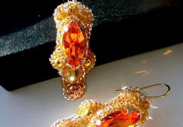 Серьги "Пламя"