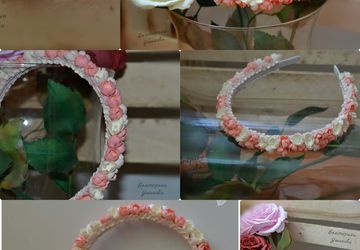 Ободок из фоамирана "Скромность"