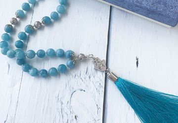 Чётки из аквамарина
