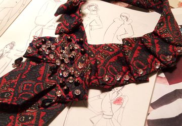 Галстук "Рождественская звезда"