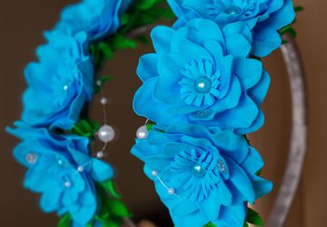 Ободок синий