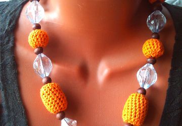 Бусы Ягоды рябины