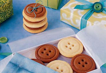 Рецепт печенюшек-пуговиц! Супер-милая идея!