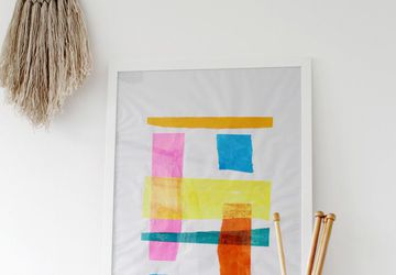 Авангардная картина-аппликация для вашего интерьера