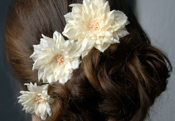 Свадебный набор Нежность (3 заколки для волос)