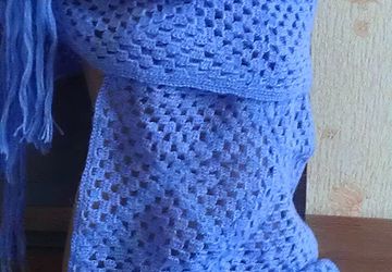 Палантин крючком