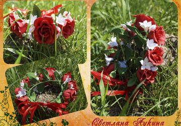 Венок для прически "кукуль".