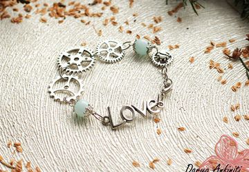 Браслет в стиле стимпанк Love