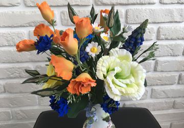 Букет из полимерной глины