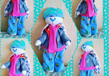 Зайка в курточке