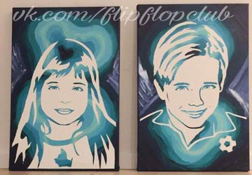 Портрет флип-флоп своими руками