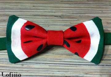 Галстук бабочка "Арбуз"