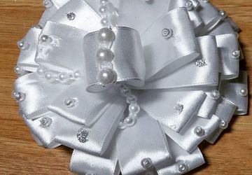 Резиночка для волос канзаши