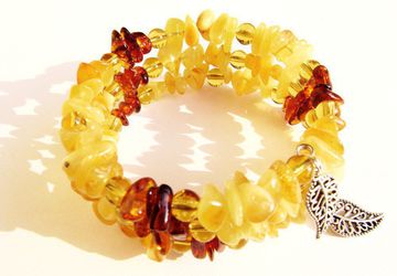 Браслет из янтаря