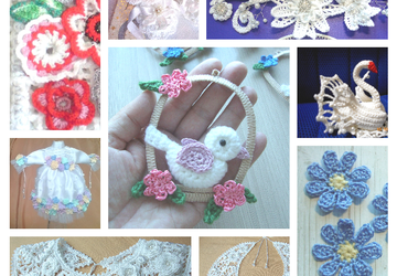 Птичка - брошь