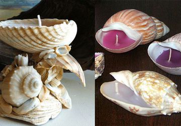 ДЕКОРАТИВНАЯ СВЕЧА В РАКУШКЕ!
