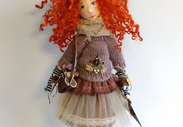 Текстильная кукла. Авторская работа