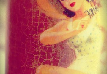 Декоративный стакан с эффектом старины​