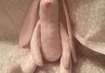 Текстильная игрушка зайка тильда