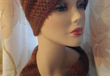 Комплект: шапочка и снуд