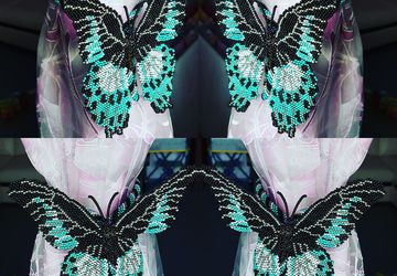 Держатель для штор бабочка